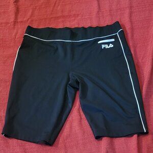 Fila black activewear Bermuda Shorts Xl